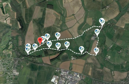 minster lovell dog walk